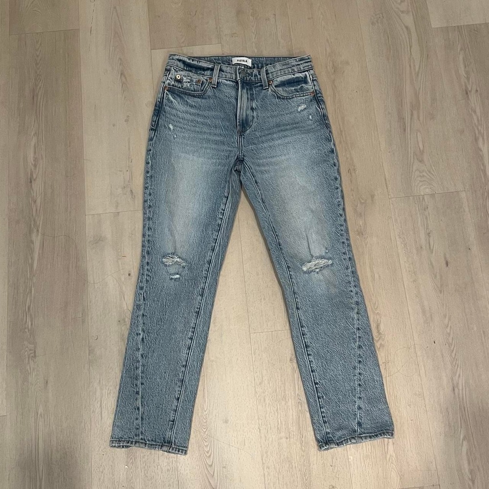 Pistola straight leg jeans light wash size 26 - Picture 1 of 8